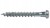 Wkręty do łączników ciesielskich 5x50 mm 250 szt. TORX Klimas WKLC