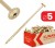 WKRĘTY CIESIELSKIE TALERZOWE DO DREWNA KLIMAS WKCP 5x50 ŁEB TORX 250 SZT