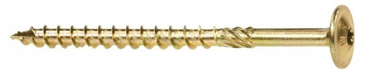 WKRĘTY CIESIELSKIE TALERZOWE DO DREWNA KLIMAS WKCP 5x50 ŁEB TORX 250 SZT