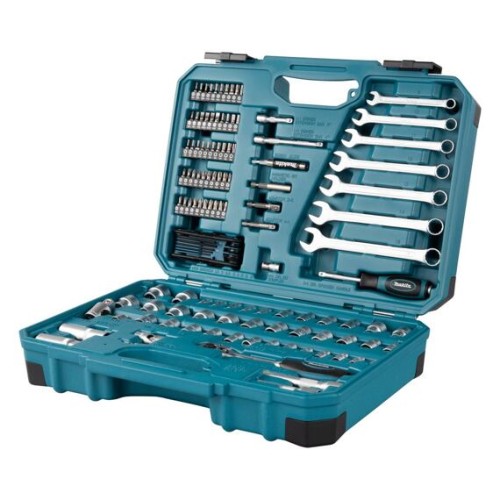 Makita Zestaw Narzędzi Ręcznych Nasadki Bity Klucze 120 szt. E-06616