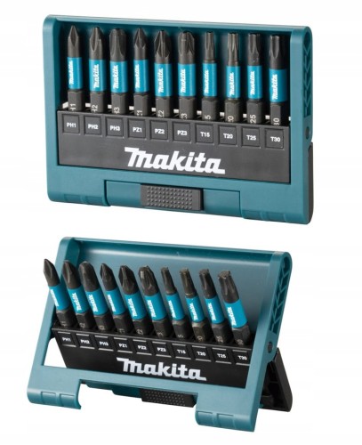 Zestaw bitów Udarowych Makita E-12011 Impact Black 10 szt. PH PZ TX Długie