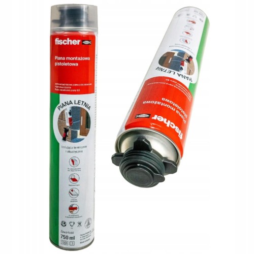 Piana Fischer LETNIA 750ml pianka montażowa pistoletowa poliuretanowa