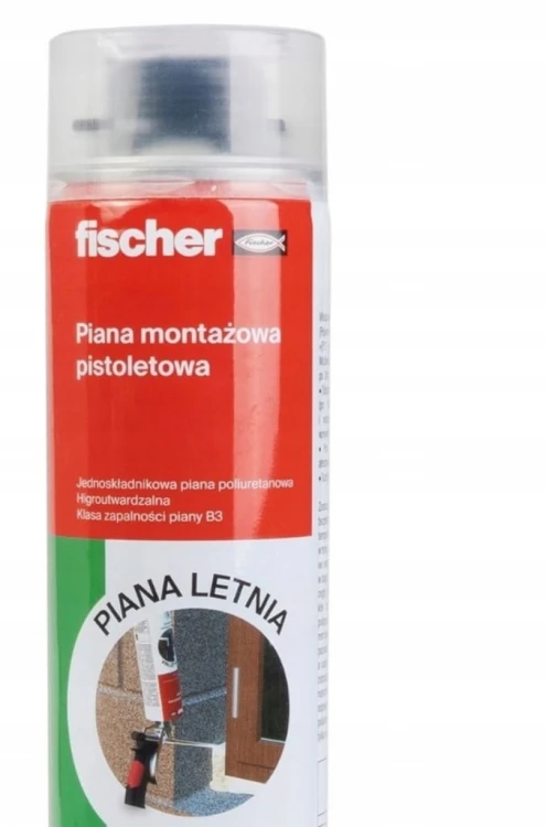 Piana Fischer LETNIA 750ml pianka montażowa pistoletowa poliuretanowa