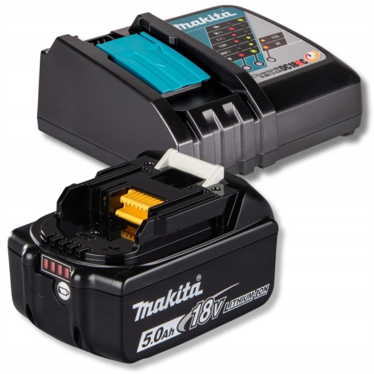 ZESTAW SZYBKA ŁADOWARKA DC18RC + 1 AKUMULATOR 5AH BL1850 18V LXT MAKITA PL