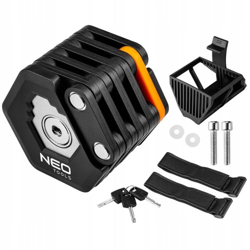 Zabezpieczenie roweru zapięcie rowerowe na klucz NEO TOOLS 91-006