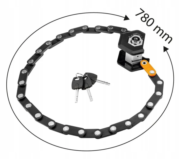 Zabezpieczenie roweru zapięcie rowerowe na klucz NEO TOOLS 91-006