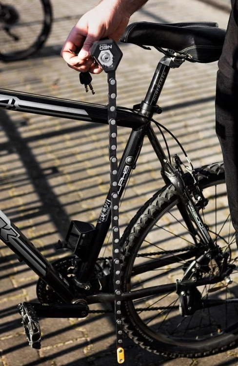 Zabezpieczenie roweru zapięcie rowerowe na klucz NEO TOOLS 91-006