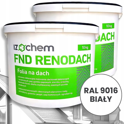 RENODACH IZOCHEM FOLIA RENOWACJA W PŁYNIE DACHOWA BIAŁY RAL 9016 20 KG
