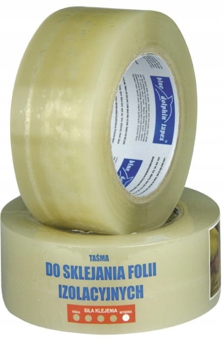 Taśma do klejenia foli izolacyjnych Blue dolphin 50 m x 48 mm