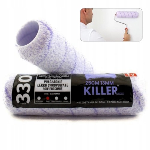 WAŁEK MALARSKI KILLER BLUE DOLPHIN WKŁAD SERIA 330 25CM WŁOS 13MM