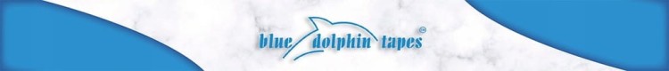 TAŚMA NIEBIESKA MALARSKA papierowa do odcinania BLUE DOLPHIN 10mm x 50m