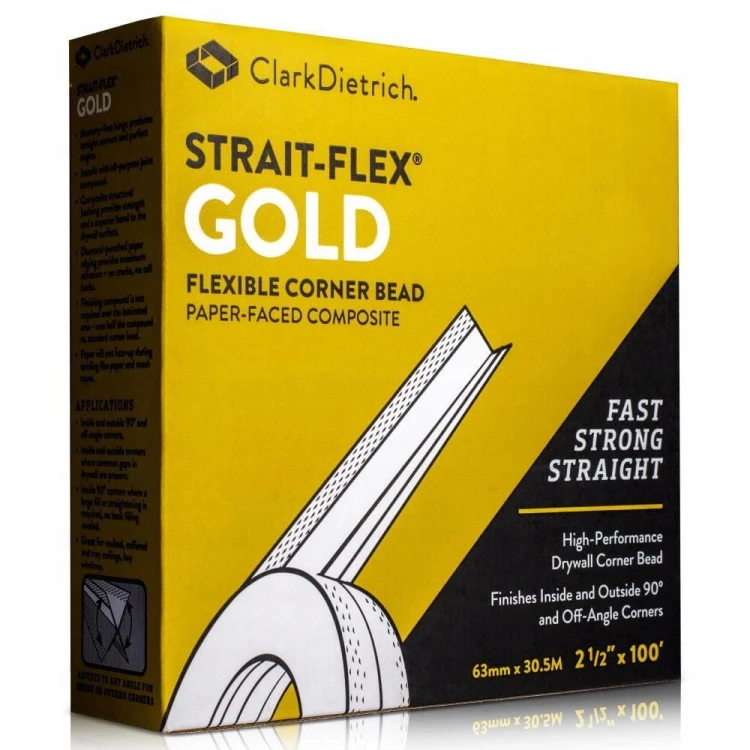 Taśma amerykańska naprawcza do łączeń G-K Strait-Flex GOLD 63mm 30m
