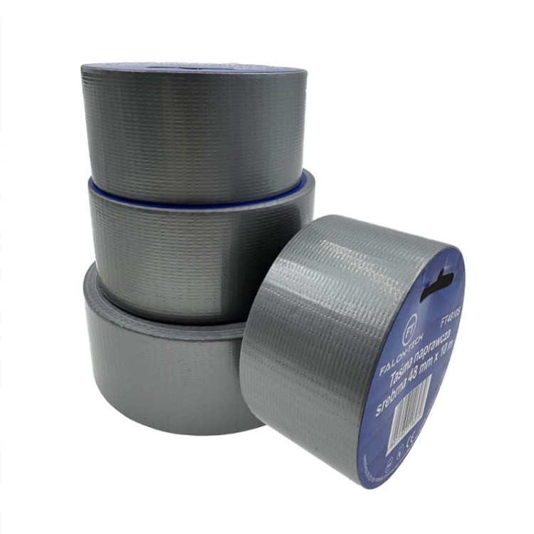 TAŚMA NAPRAWCZA SREBRNA ZBROJONA 48mm x 50m BARDZO MOCNA SILVER