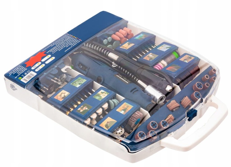 Falon-Tech Miniszlifierka 270W FREZARKA 400 akcesoriów