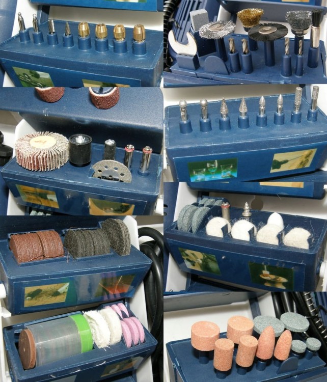 Falon-Tech Miniszlifierka 270W FREZARKA 400 akcesoriów
