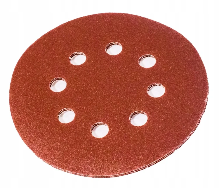 FALON TECH 1x Krążek ścierny na rzep 125mm P80