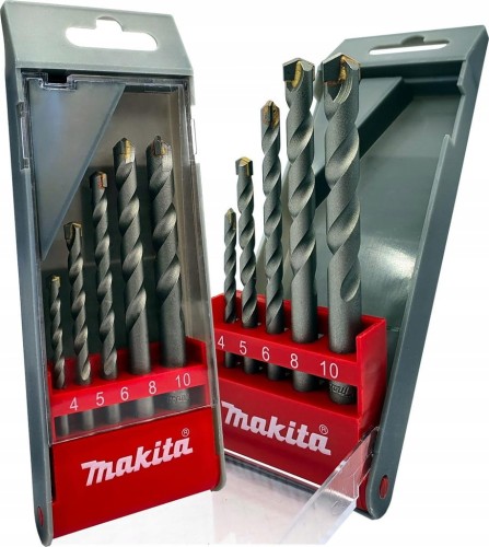 Makita zestaw wierteł WIDIOWYCH CYLINDRYCZNYCH do betonu 4-10mm D-05175
