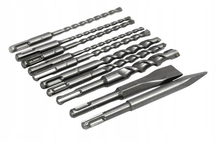 MAKITA Zestaw dłut i wierteł SDS+ Plus 10 szt. do betonu cegły D-46361
