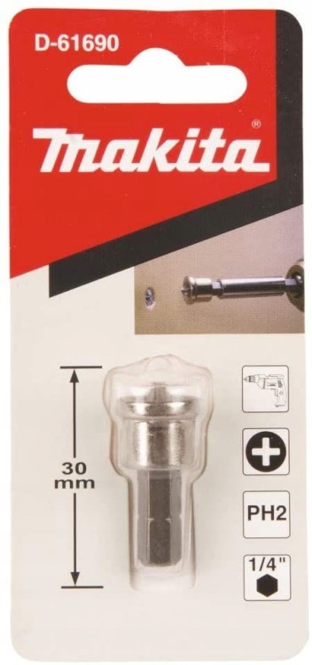 Końcówka bit z ogranicznikiem do płyt karton gips GK PH2 30mm 1szt. Makita