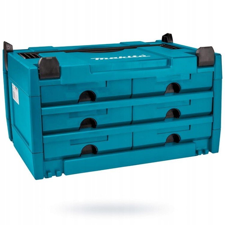SKRZYNKA WALIZKA MAKPAC ORGANIZER Z SZUFLADAMI 3X2 MAKITA P-84333