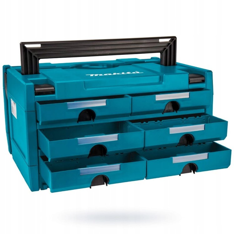 SKRZYNKA WALIZKA MAKPAC ORGANIZER Z SZUFLADAMI 3X2 MAKITA P-84333