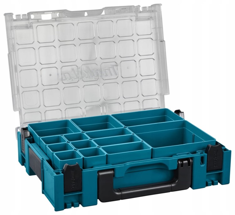 MAKITA Walizka organizer narzędziowy Makpac z 13 pojemnikami 191X80-2