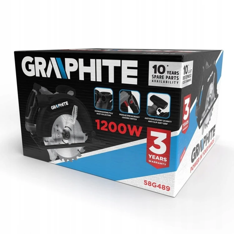 Piła tarczowa GRAPHITE 1200 W 20 mm