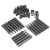 ZESTAW BITÓW KLUCZY IMBUS SPLINE TORX 40 el BITY WALIZKA+ADAPTERY 1/2, 3/8