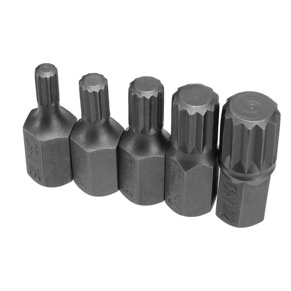 ZESTAW BITÓW KLUCZY IMBUS SPLINE TORX 40 el BITY WALIZKA+ADAPTERY 1/2, 3/8
