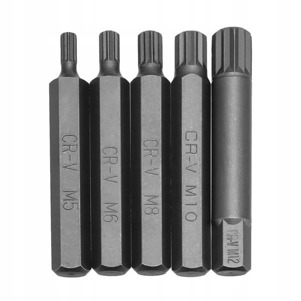 ZESTAW BITÓW KLUCZY IMBUS SPLINE TORX 40 el BITY WALIZKA+ADAPTERY 1/2, 3/8