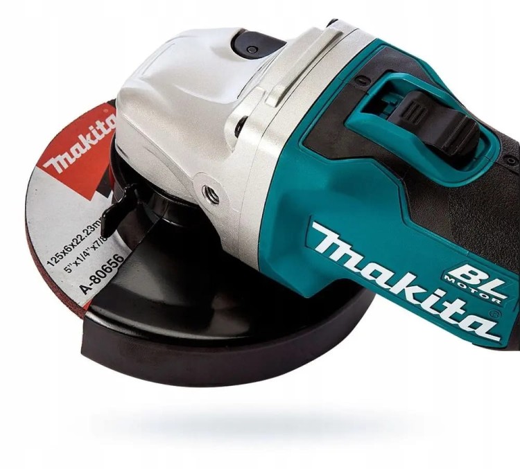 SZLIFIERKA KĄTOWA MAKITA 125MM AKUMULATOR 5,0Ah + ŁADOWARKA 18V DGA504RTJ1