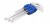 KLUCZE IMBUSOWE "L" Z KULKĄ IMBUSY HEX KRÓTKIE CrV 1-10 mm 9 SZTUK