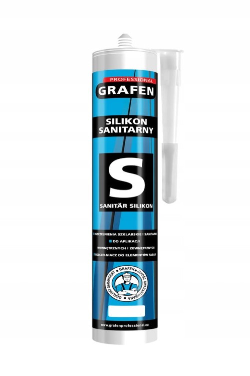 SILIKON SANITARNY GRAFEN 280ML BRĄZOWY AC WC USZCZELNIACZ GRZYBOODPORNY