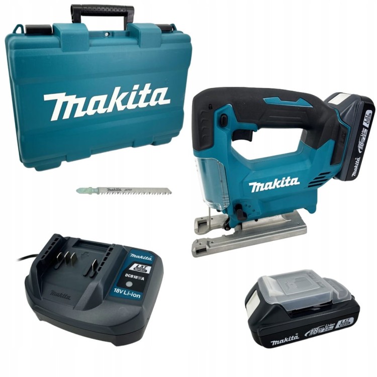 MAKITA DJV186WVE wyrzynarka akumulatorowa 2x2Ah ładowarka walizka