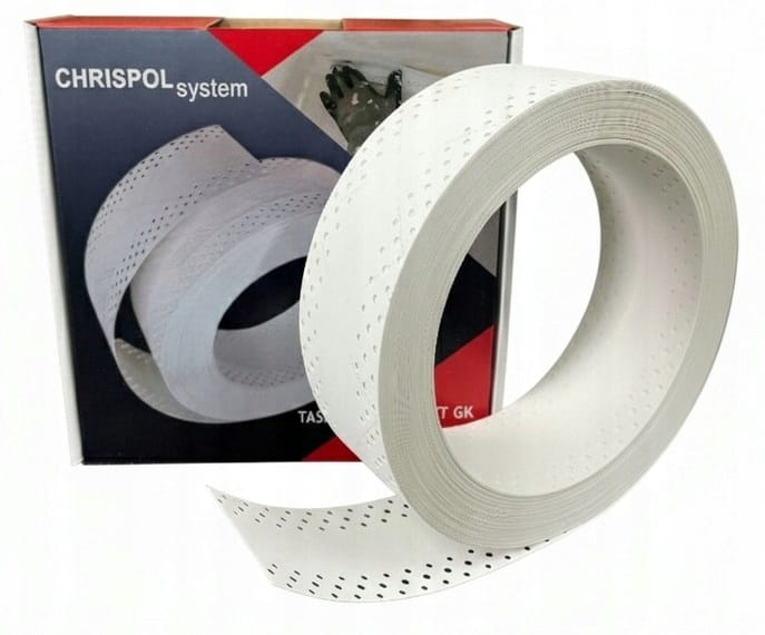 Taśma amerykańska PCV Chrispol System do płyt G-K 57 mm x 30 m