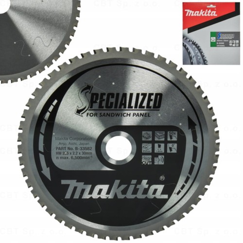 MAKITA Tarcza do paneli płyt warstwowych 235x30 mm 50Z Specialized B-33582