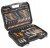 ZESTAW KLUCZY NASADOWYCH CRV 1/2" 1/4" 95 ELEMENTÓW W PIANCE EVA NEO TOOLS