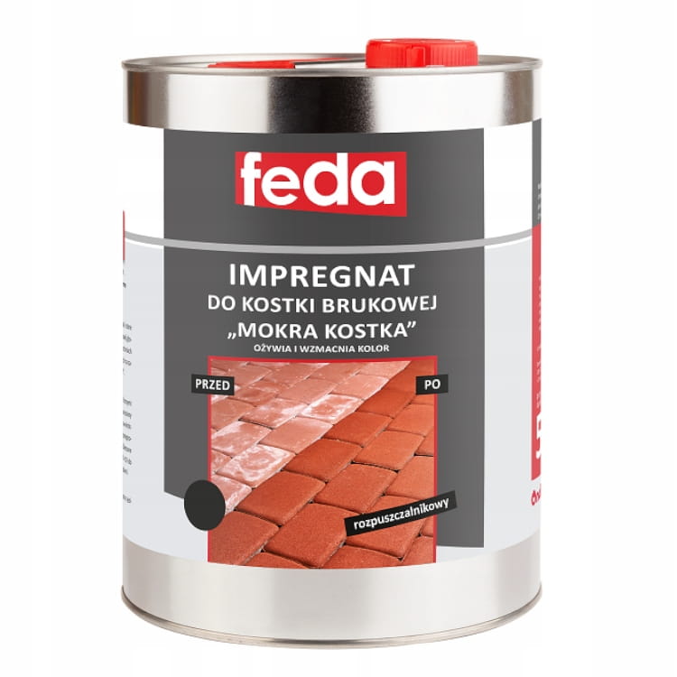 Feda impregnat do kostki brukowej rozpuszczalnikowy efekt mokrej kostki 5L