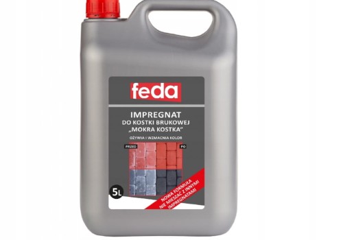 Impregnat do kostki brukowej Mokra kostka 5 l wodny hydrofobowy Feda