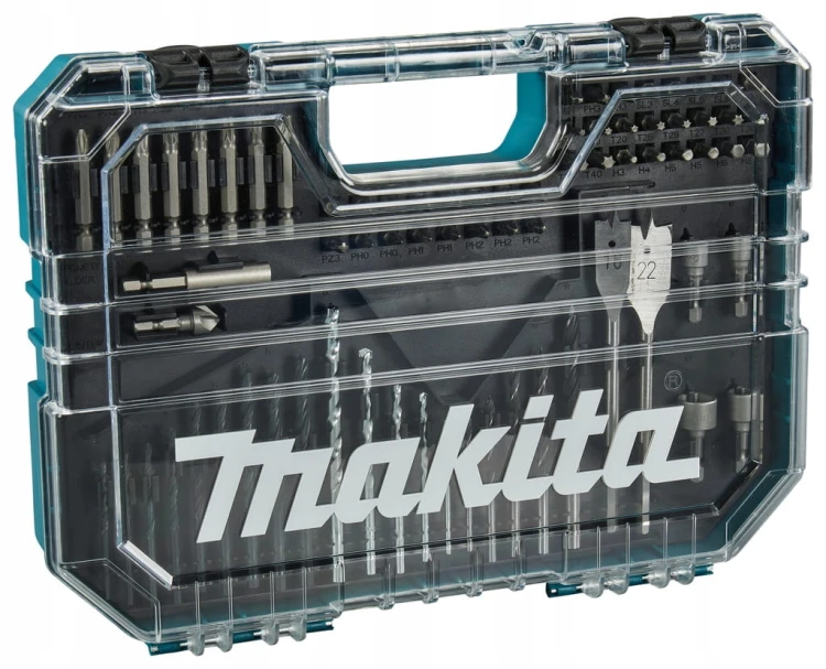 MAKITA E-15126 ZESTAW WIERTŁA BITY NASADKI 75szt