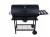 GRILL WĘGLOWY OGRODOWY BECZKA Z POKRYWĄ POPIELNIK TERMOMETR 71 X 35 CM