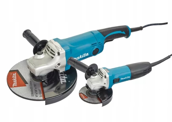ZESTAW SZLIFIEREK KĄTOWYCH GA9050 + GA5030R 230+125MM MAKITA DK0057