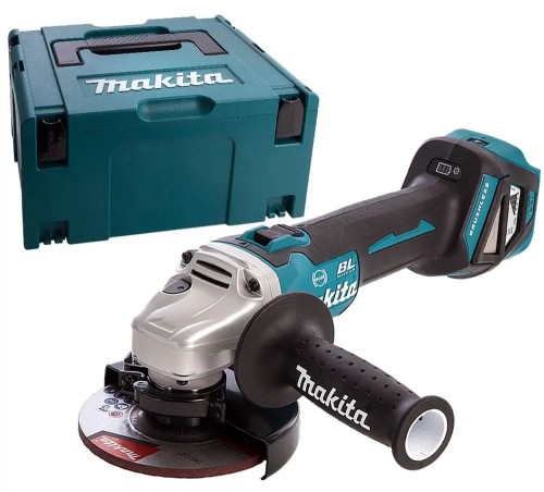 MAKITA SZLIFIERKA KĄTOWA REGULACJA OBROTÓW 18V 125MM DGA513ZJ BODY WALIZKA