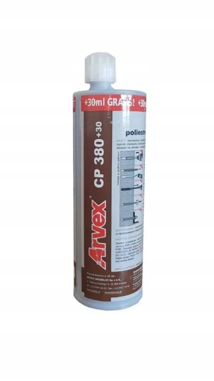 KOTWA CHEMICZNA POLIESTROWA ARVEX CP380 +30ML BEZ STYRENU