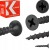 Wkrety do plyt gipsowych GK do drewna 3,5x55 mm 500 szt Czarne Klimas KSGD