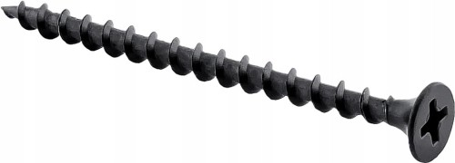 Wkrety do plyt gipsowych GK do drewna 3,5x55 mm 500 szt Czarne Klimas KSGD