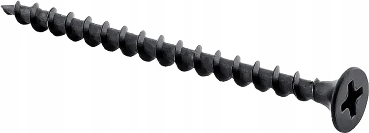Wkrety do plyt gipsowych GK do drewna 3,5x55 mm 500 szt Czarne Klimas KSGD