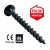 Wkrety do plyt gipsowych GK do drewna 3,5x55 mm 500 szt Czarne Klimas KSGD