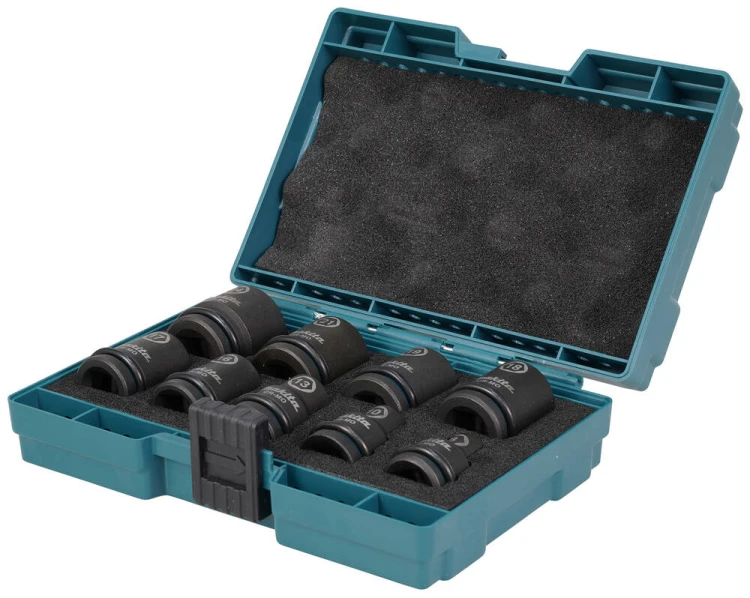 Makita E-16564 Zestaw sześciokątnych nasadek udarowych 8-24mm 1/2 9szt.