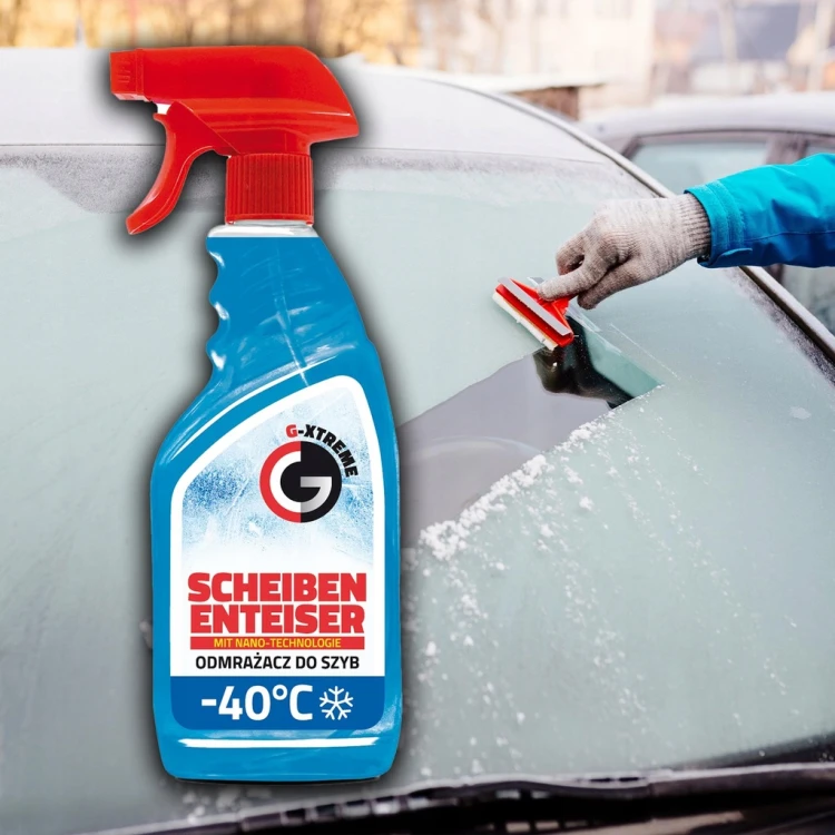 ODMRAŻACZ DO SZYB G-XTREME -40°C ZIMOWY PŁYN DO ODMRAŻANIA NIEMIECKI 500 ml